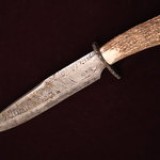 G12 - Bronze Cable Damascus Bowie $950.00